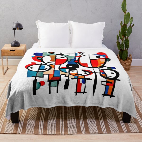 Item preview,  Vibrant Abstract Faces – Colorful Geometric Art T-Shirt designed and sold by Mrrjgraphic.