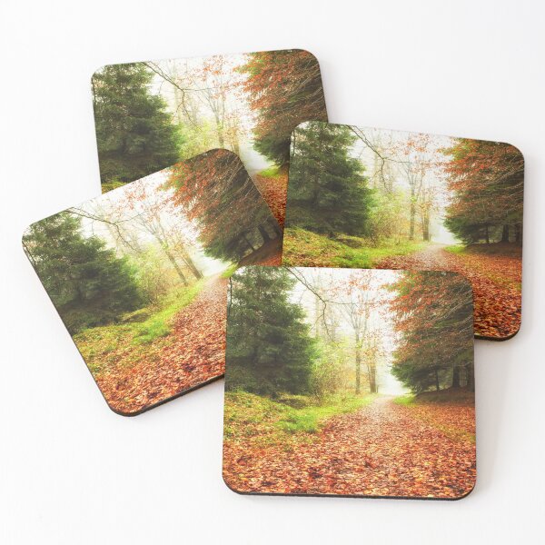 Item preview, Leafy woodland path by heidiannemorris © designed and sold by FOLK ART FUSION by heidiannemorris.