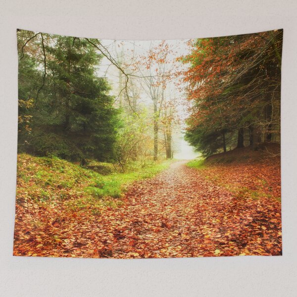 Item preview, Leafy woodland path by heidiannemorris © designed and sold by FOLK ART FUSION.