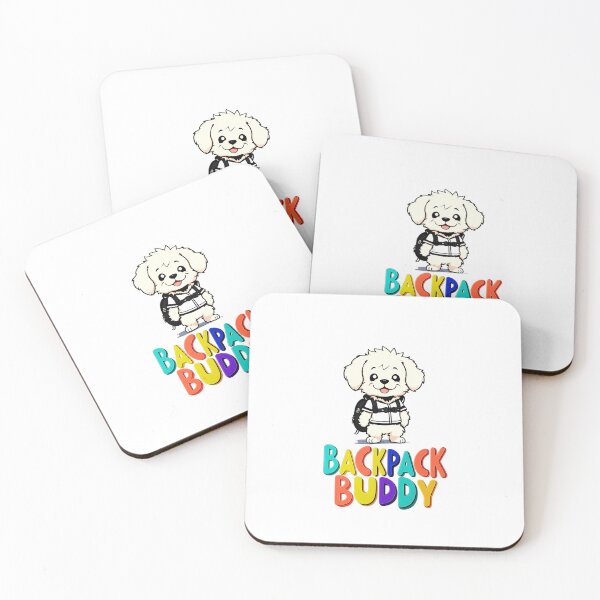Item preview, Backpack Buddy with A Cute Dog Fun Design T-Shirt designed and sold by WitMeme.