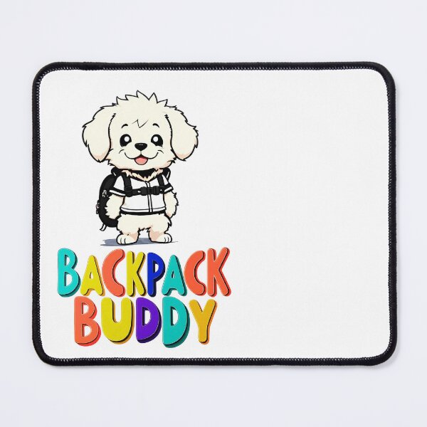 Item preview, Backpack Buddy with A Cute Dog Fun Design T-Shirt designed and sold by WitMeme.