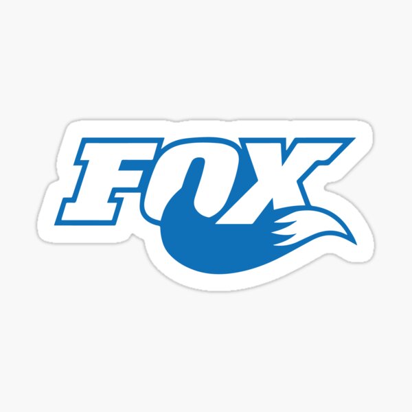 fox mtb sticker