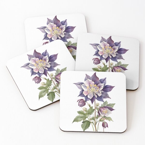 Item preview, Columbine (Aquilegia) designed and sold by HOMETOWN86.