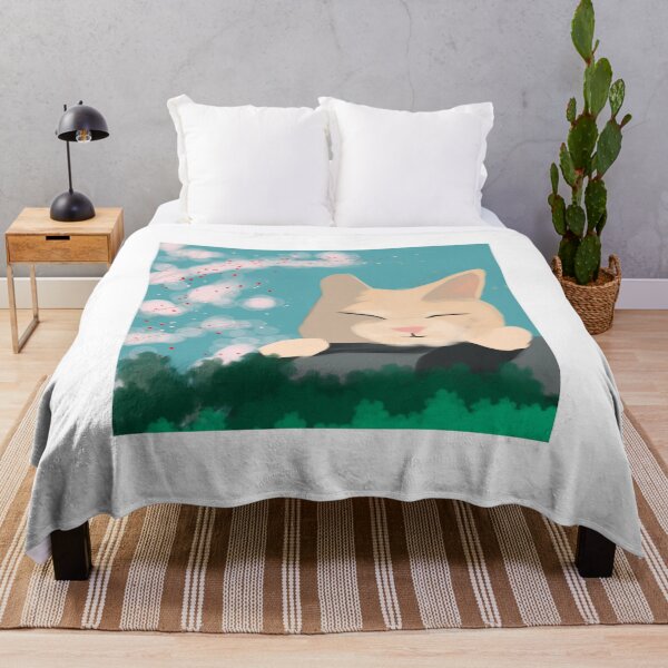 Item preview, Sleeping Cat in a Peaceful Landscape designed and sold by Kahoru.
