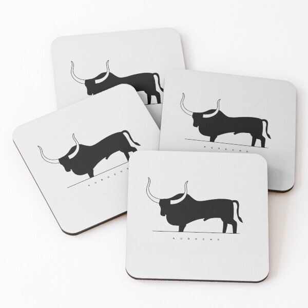 Item preview, Stylized minimal art of Prehistoric aurochs designed and sold by martodesign.