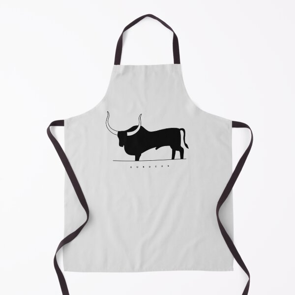 Item preview, Stylized minimal art of Prehistoric aurochs designed and sold by martodesign.