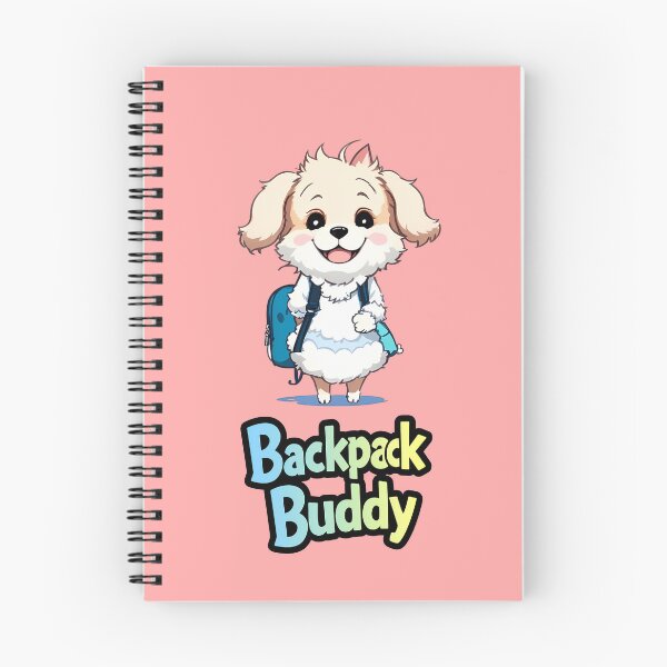 Item preview, Backpack Buddy with A Cute Dog Fun Design T-Shirt designed and sold by WitMeme.