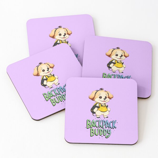 Item preview, Backpack Buddy with A Cute Dog Fun Design T-Shirt designed and sold by WitMeme.