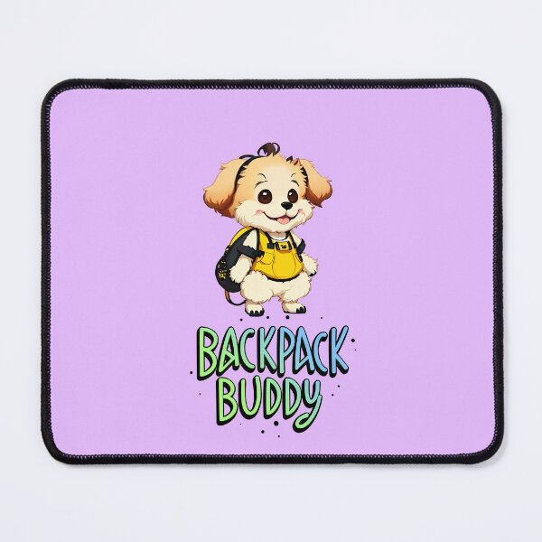 Item preview, Backpack Buddy with A Cute Dog Fun Design T-Shirt designed and sold by WitMeme.
