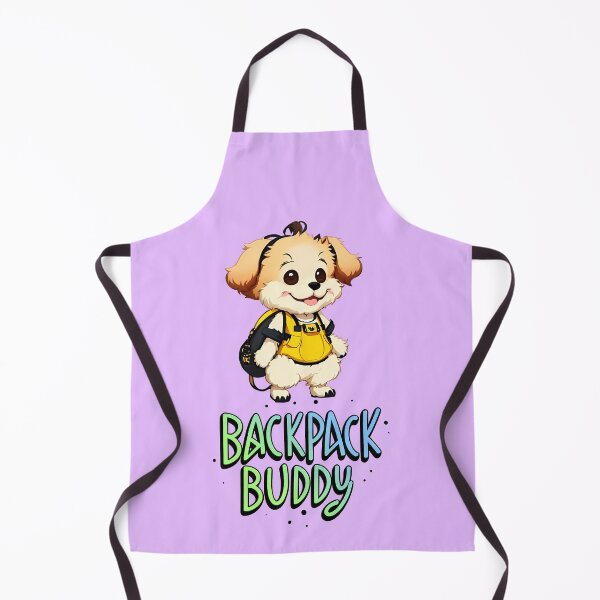 Item preview, Backpack Buddy with A Cute Dog Fun Design T-Shirt designed and sold by WitMeme.