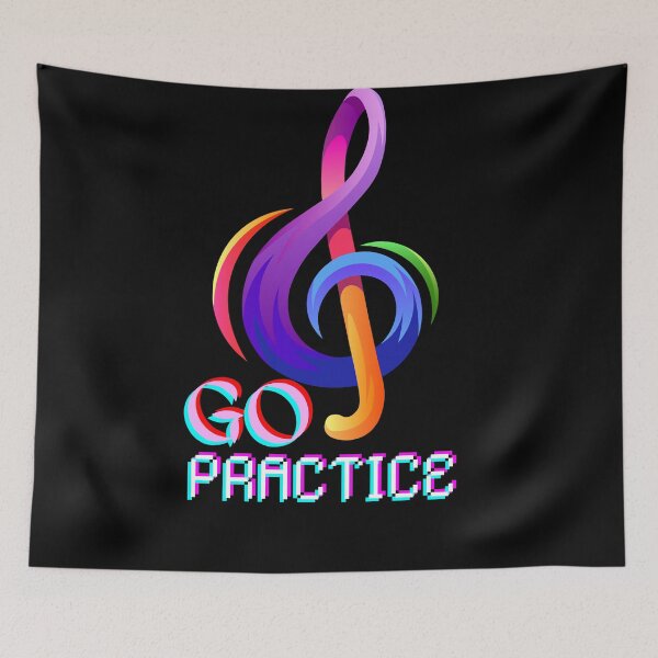 Item preview, Go Practice Music Teacher Graphic designed and sold by Amovar.