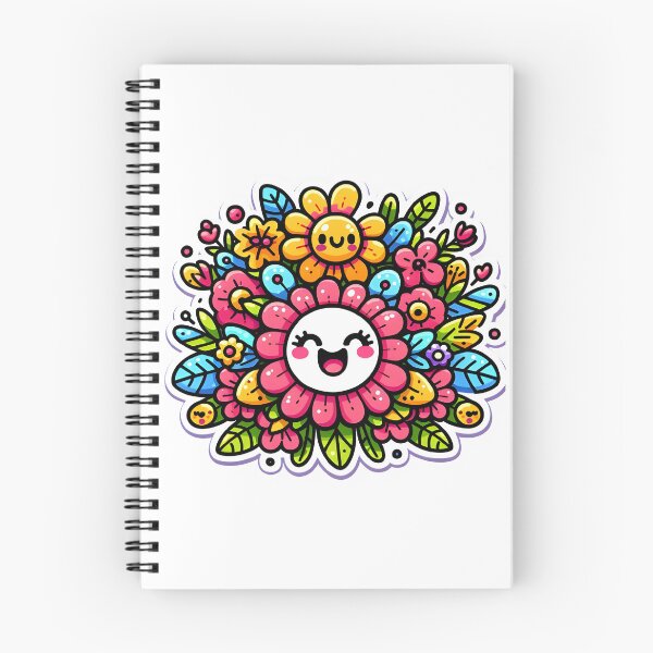 Item preview, Kawaii Flower Floral Love Heart Character designed and sold by ArtKae.