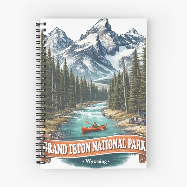 Item preview, Grand Teton National Park Wyoming - WY Mountains River Forest and Wilderness  designed and sold by maximinano100k.