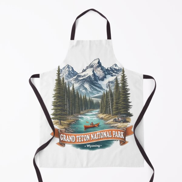 Item preview, Grand Teton National Park Wyoming - WY Mountains River Forest and Wilderness designed and sold by maximinano100k.