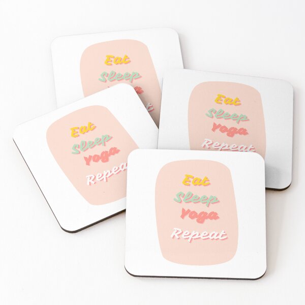 Item preview, Eat sleep yoga repeat  designed and sold by Firstdot.