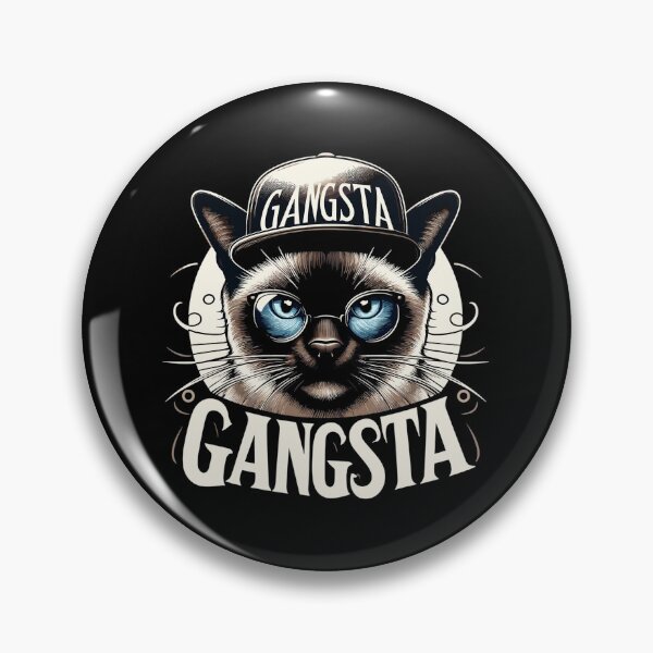 Item preview, Siamese Cat Siamese Cat Gangsta Sunglasses Gift designed and sold by Pineapple-Tree.