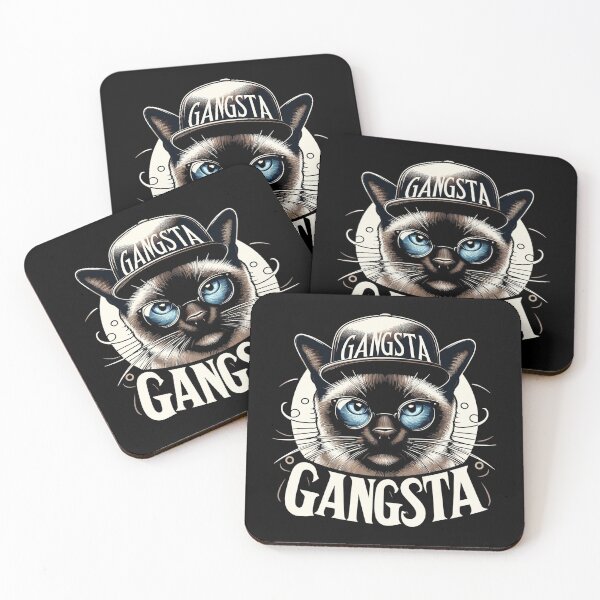 Item preview, Siamese Cat Siamese Cat Gangsta Sunglasses Gift designed and sold by Pineapple-Tree.