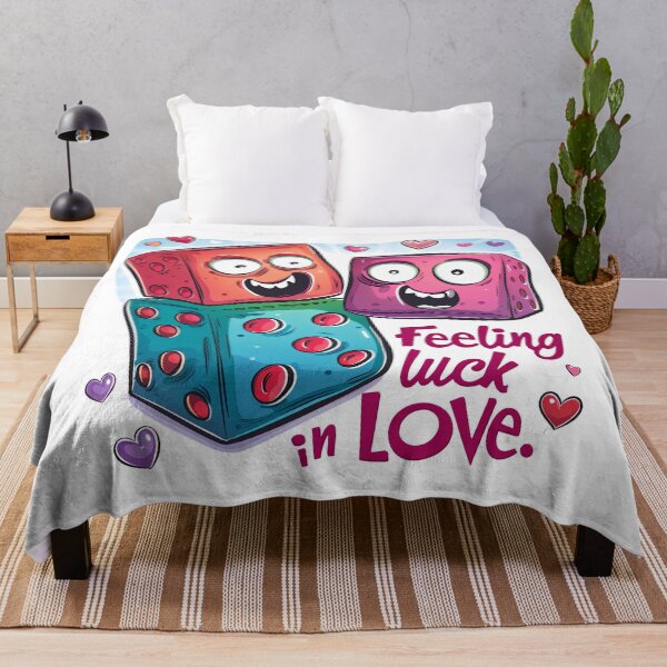Item preview, Lucky Dice in Love Cartoon Art designed and sold by kjon88.