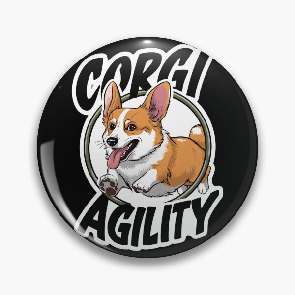 Item preview, Corgi Agility Hoop Jumping Design designed and sold by Peter Stawicki.