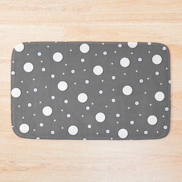 Item preview, Elegance of White Dots on Grey Background designed and sold by TaPaVu.