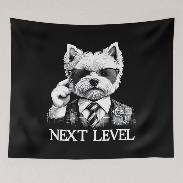 Item preview, West Highland White Terrier Next Level Suit Gift designed and sold by Pineapple-Tree.