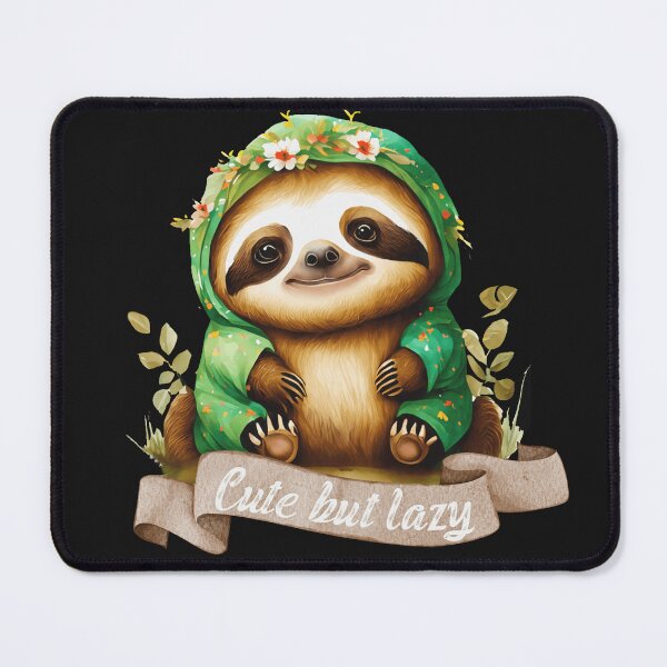 Item preview, Sloth Cut but lazy in a sports sweatshirt designed and sold by DegraDesign.