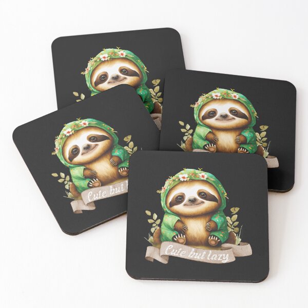 Item preview, Sloth Cut but lazy in a sports sweatshirt designed and sold by DegraDesign.