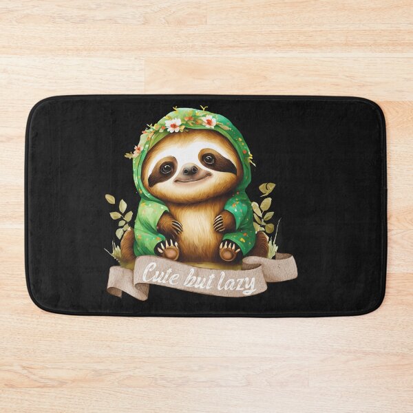 Item preview, Sloth Cut but lazy in a sports sweatshirt designed and sold by DegraDesign.