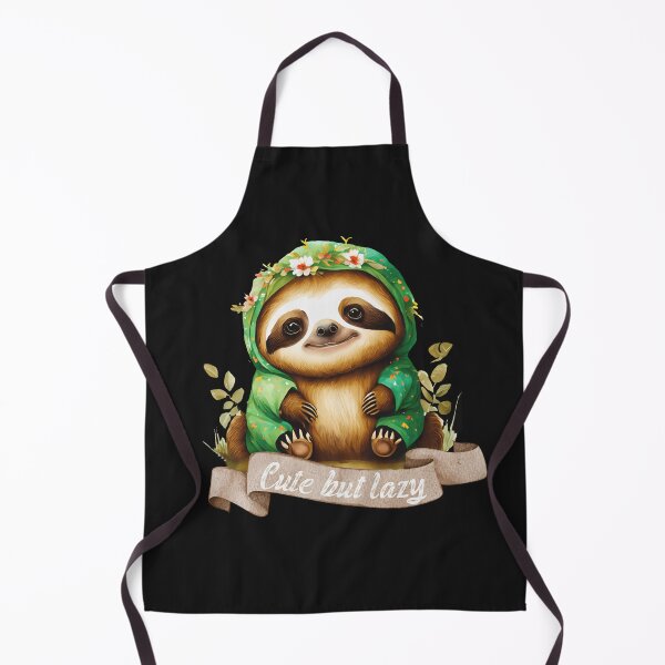 Item preview, Sloth Cut but lazy in a sports sweatshirt designed and sold by DegraDesign.