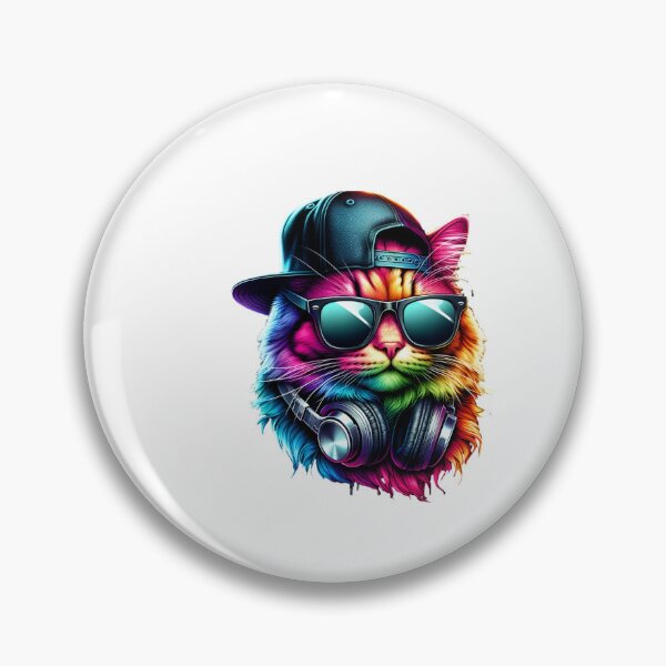Item preview, Colorful Cap Cat designed and sold by ModederZukunft.