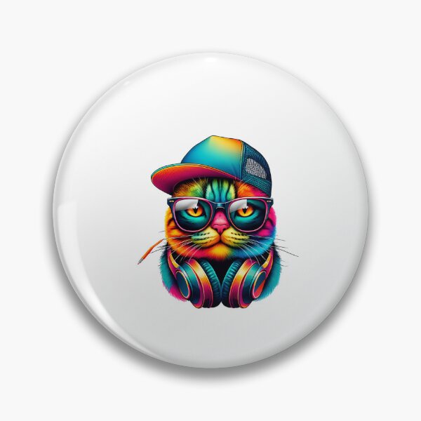 Item preview, Colorful Gangster Cat designed and sold by ModederZukunft.