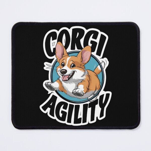 Item preview, Corgi Agility Smiling Through Hoop Design designed and sold by Peter Stawicki.