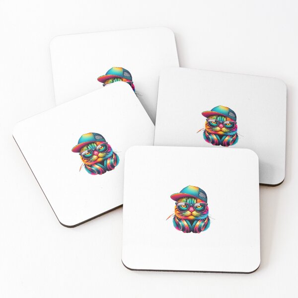 Item preview, Colorful Gangster Cat designed and sold by ModederZukunft.