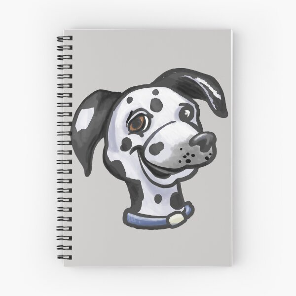 Item preview, Cara de dibujos animados de un perro dálmata Pegatina designed and sold by CreateForDogs.
