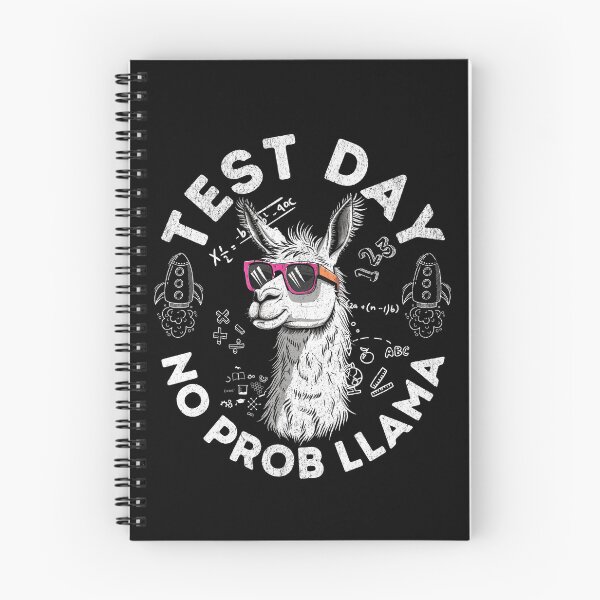 Item preview, Test Day No Prob Llama Funny Academic Exam Motivation designed and sold by PantatKiller.
