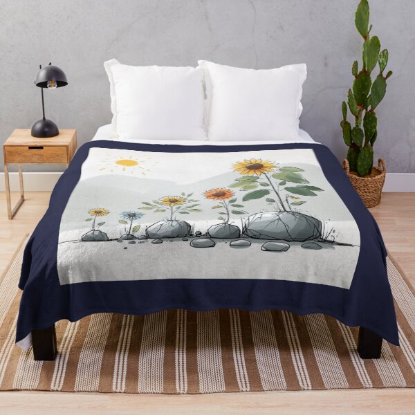 Item preview, Sunflower Growing on Sunny Day designed and sold by Nanthanon.