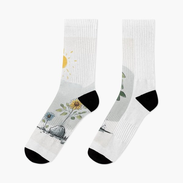 Item preview, Sunflower Growing on Sunny Day designed and sold by Nanthanon.