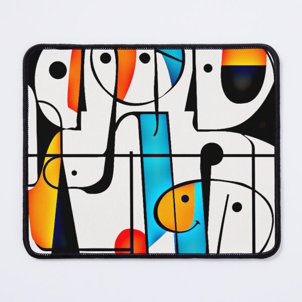 Item preview, Vibrant Abstract Faces – Colorful Geometric Art T-Shirt designed and sold by Mrrjgraphic.