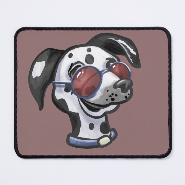 Item preview, Caricatura de un perro dálmata con gafas de sol designed and sold by CreateForDogs.