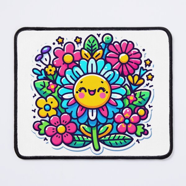 Item preview, Kawaii Flower Heart and Floral Explosion designed and sold by ArtKae.