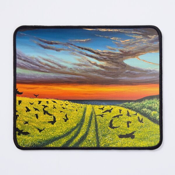 Item preview, Crows over rapeseed field designed and sold by DegsyArt.