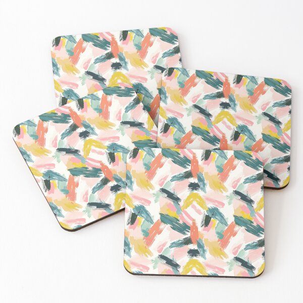 Item preview, Colorful and Messy Brush Stroke Patterns designed and sold by Mandie Kuo.