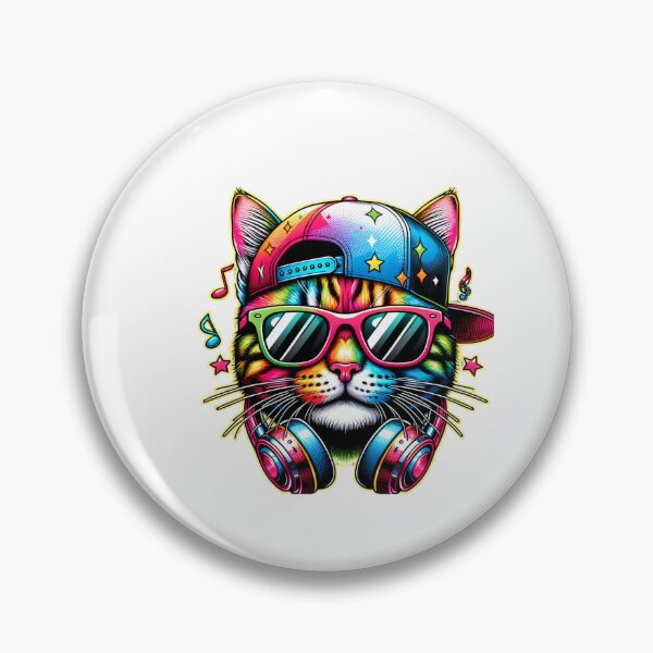 Item preview, Colorful party cat designed and sold by ModederZukunft.