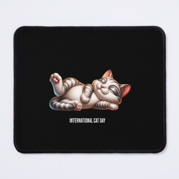 Item preview, Cat relaxing - International Cat Day designed and sold by Pflugart.