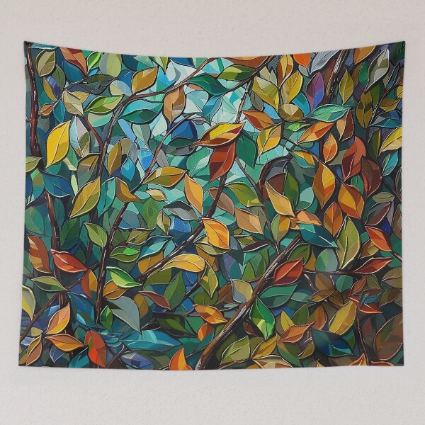 Item preview, Stained Glass Flower Art designed and sold by nomiraclehere.