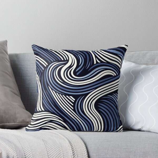 Item preview, Hypnotic Waves in Blue and Black designed and sold by NMProductos.