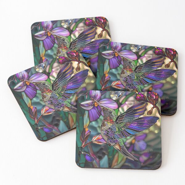 Item preview, Stained Glass Flower Art designed and sold by nomiraclehere.