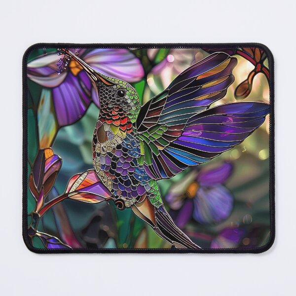 Item preview, Stained Glass Flower Art designed and sold by nomiraclehere.