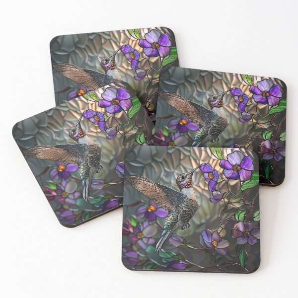 Item preview, Stained Glass Flower Art designed and sold by nomiraclehere.