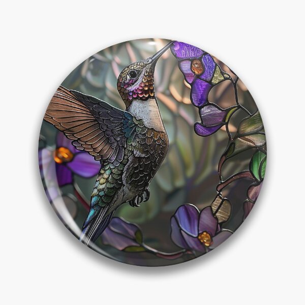 Item preview, Stained Glass Flower Art designed and sold by nomiraclehere.